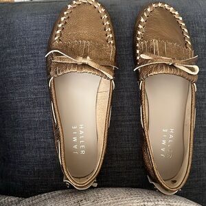 Jamie Haller Camp Loafer in Gold/Bronze